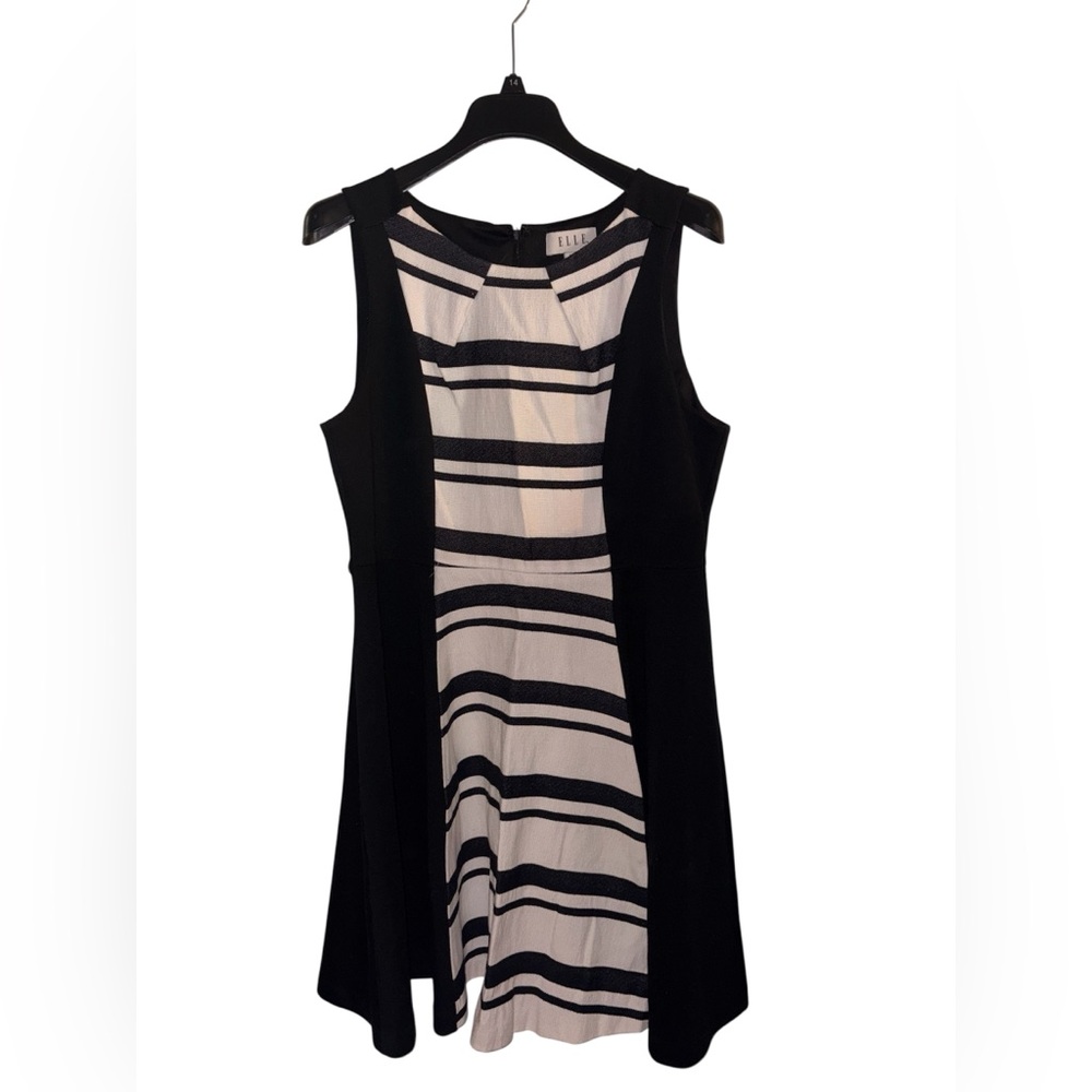ELLE size 16 black & white dress